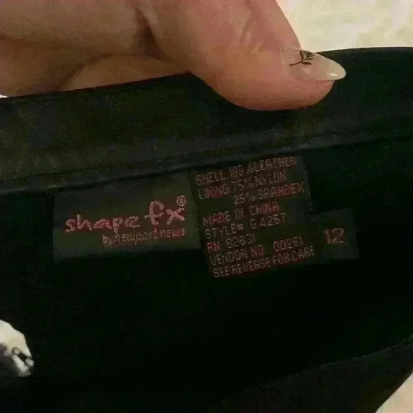 Shape fx woman’s leather skirt - Picture 6 of 6